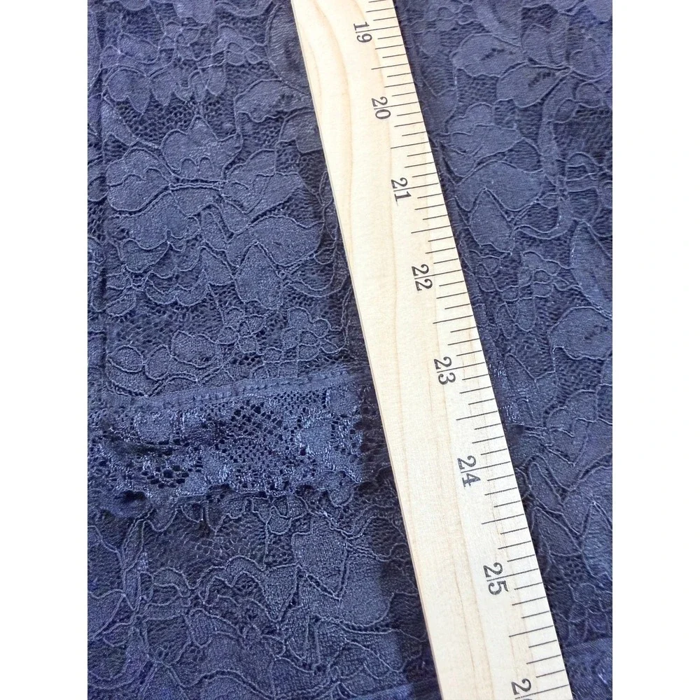 superdown Lace Mini Dress‎ Women L Black Off Shoulder Long Sleeve